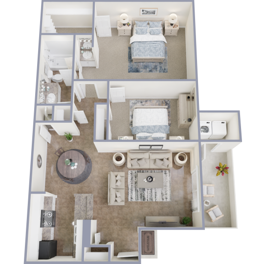 a room that has a lot of stuff on the walls